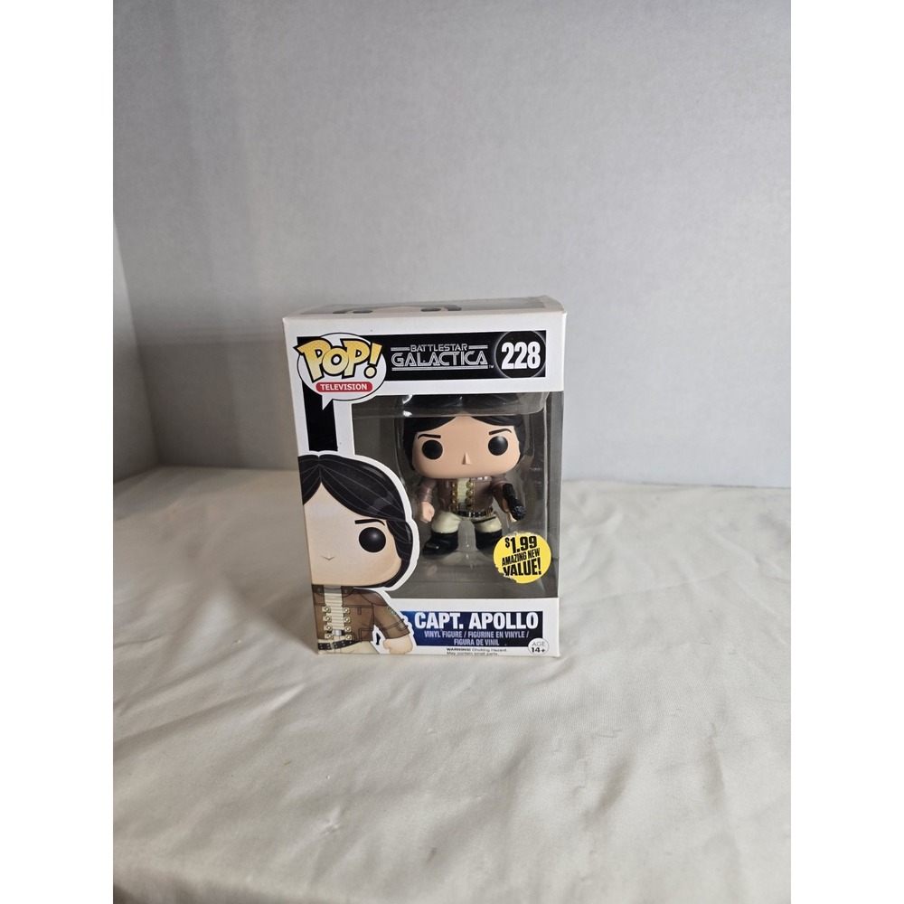 Funko Pop! Television: Capt. Apollo. Battlestar Galactica n. 228. Action Figu...